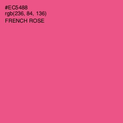 #EC5488 - French Rose Color Image